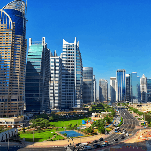 Stay in the vibrant heart of Dubai, close to Jumeirah Village Circle 