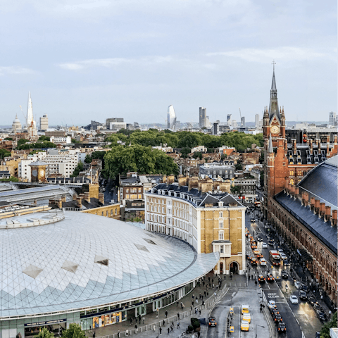 Jump on a train at King’s Cross to explore the city centre and towns beyond