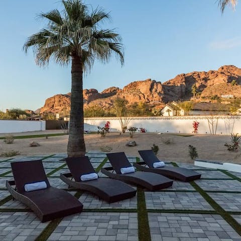 Soak up the sun with stunning views of Camelback Mountain