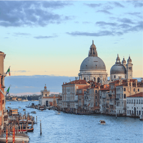 Take in gorgeous views from the Accademia Bridge, a short stroll from your door