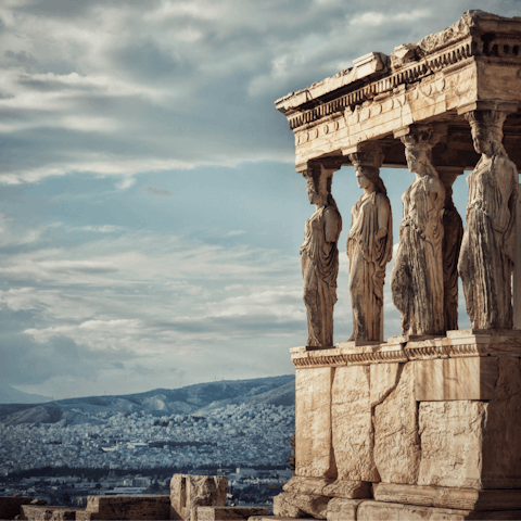 Visit the Acropolis of Athens, just a short journey on public transport