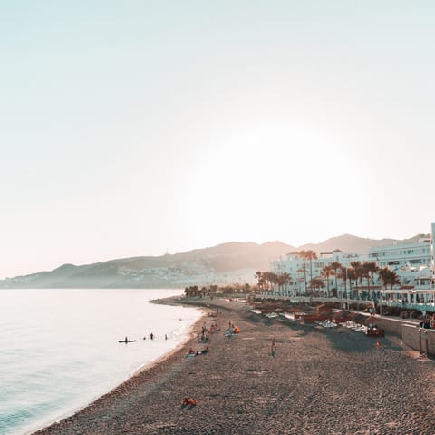 Visit the resort town of Nerja, 21 kilometres away