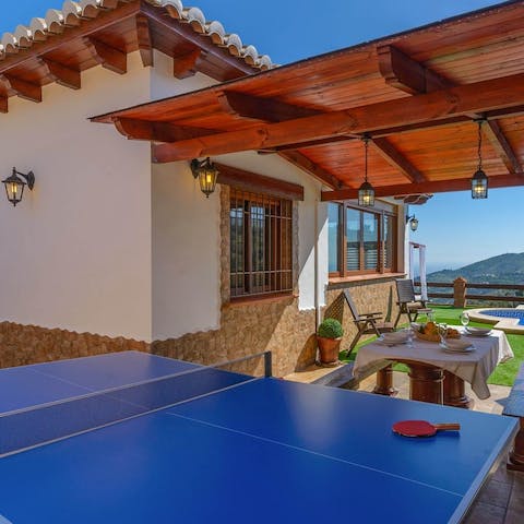 Unleash your competitive side with a game of table tennis