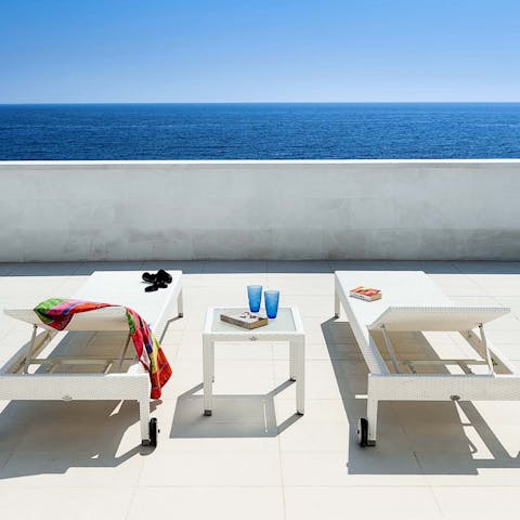 Soak up the Sicilian rays accompanied by ocean vistas