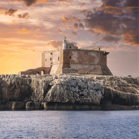 Take a boat trip to explore Isola di Capopássero, your host can arrange this for you 