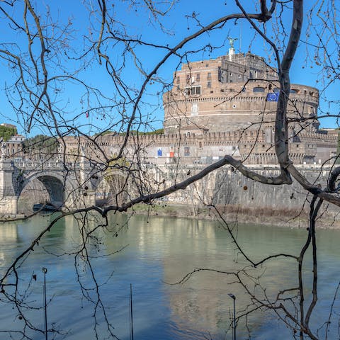 Stay within easy walking distance from some of Rome's top sights 