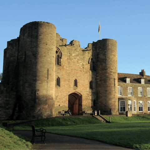 Drive seven minutes to Tonbridge Castle – one of the oldest medieval castles