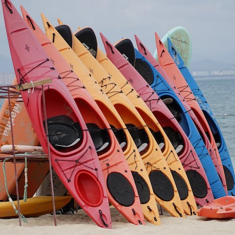 Kayak down the River Medway – the starting point is just seven minutes away