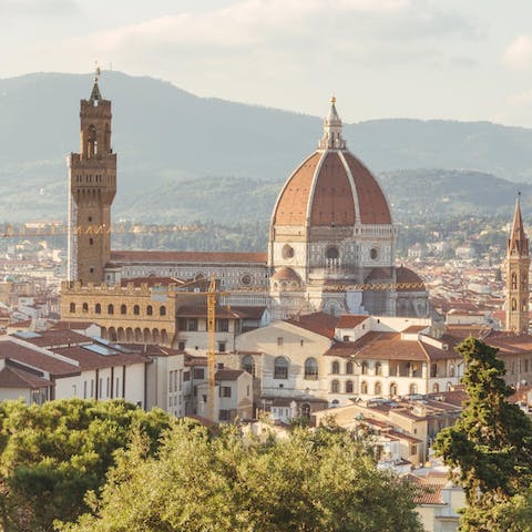 Begin your stay with a trip to the Duomo – just a short walk away