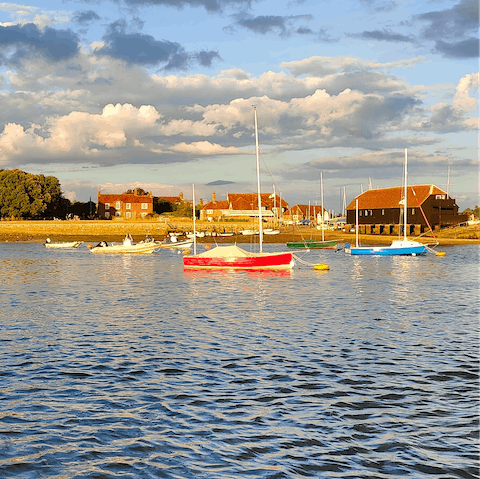 Take a trip down to Chichester Marina, just twelve minutes away by car