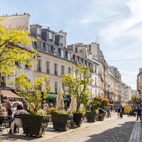 Embrace the artistic spirit of the city from this home in Montmartre
