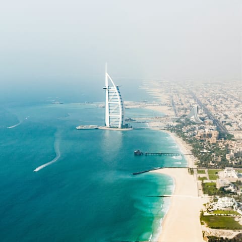 Head to the Jumeirah beaches, on your doorstep