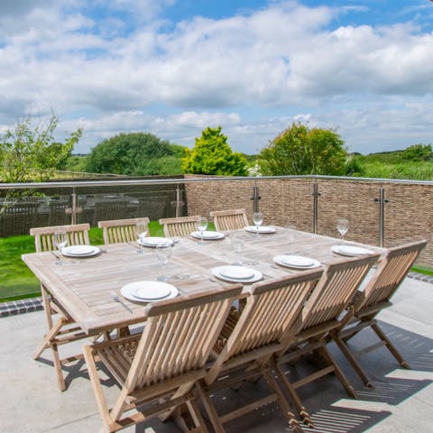 Share a delicious meal alfresco