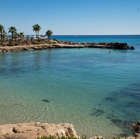Fall in love with the coastlines and coves of Cyprus in Protaras