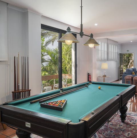 Unwind in the evenings with a few games of pool