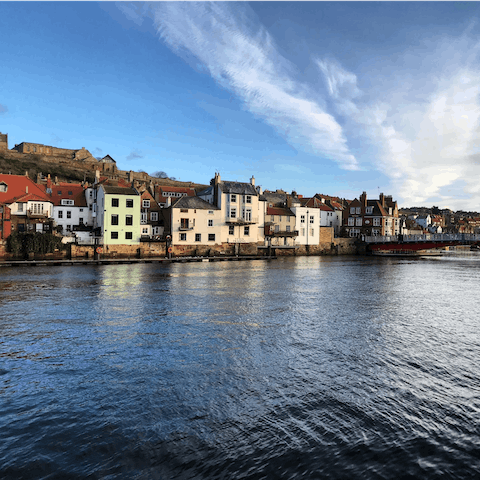 Wander through Whitby and experience its quintessential seaside charm