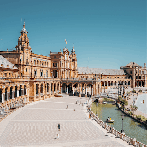 Stay within easy walking distance of Seville's best sights 