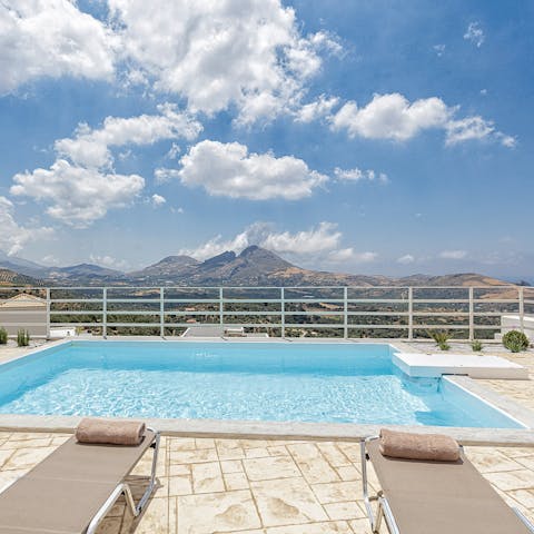 Take a dip in the rooftop pool to cool down, or spend an afternoon napping on a sun lounger