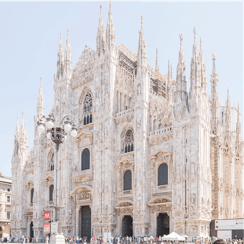 Visit Milan's historic sights – Sempione Park is a fifteen-minute walk away