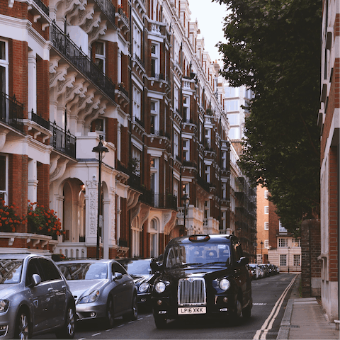 Stay in prestigious Mayfair, tucked behind nearby Oxford Street