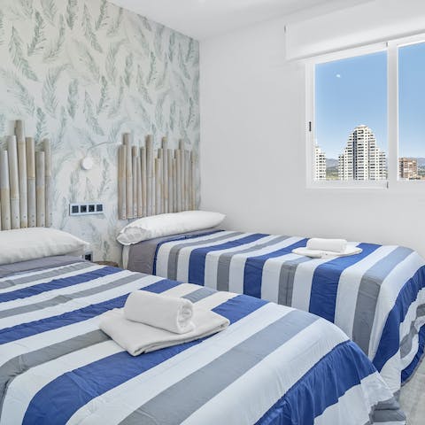 Get a good night's rest in the plush bedrooms and wake up to a gorgeous view