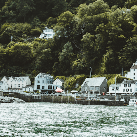 Take in the twin cliffside villages of Lynton and Lynmouth from the sea