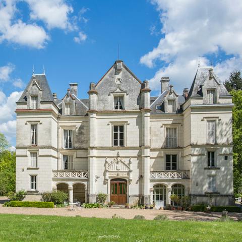 Stay in a gorgeous classical chateau