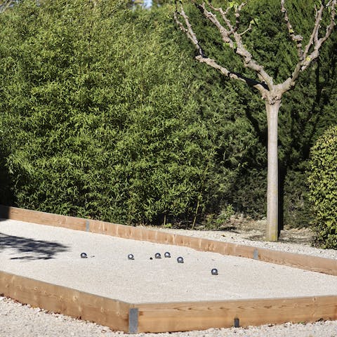 Play a game of boules