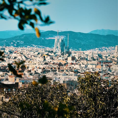 Reach the beguiling city of Barcelona, just a half-hour drive away