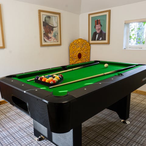Challenge your fellow guests to a round of pool in the games room