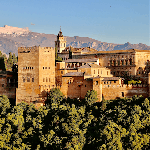 Visit the epic Alhambra to immerse yourself in Granada's history