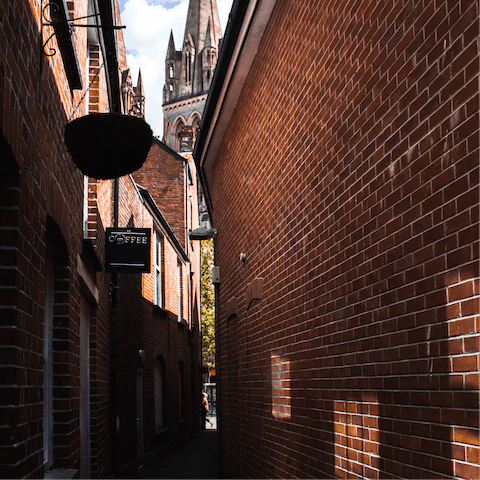 Go out and explore Truro's many sights – Truro Cathedral is a three-minute walk away