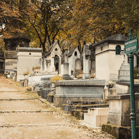 Stroll to nearby Cimitière Père Lachaise to soak up some history