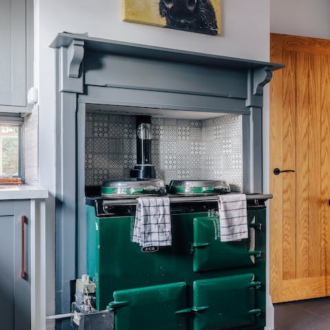 Cook something tasty for your loved ones in the AGA