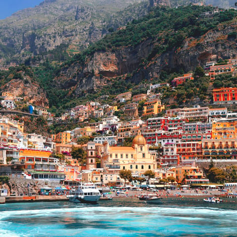 Make the drive to the breathtaking town of Positano and spend the day exploring