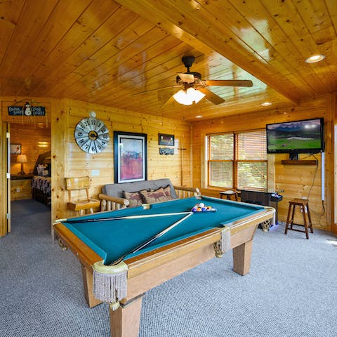 Spend lazy afternoons playing billiards in the games room