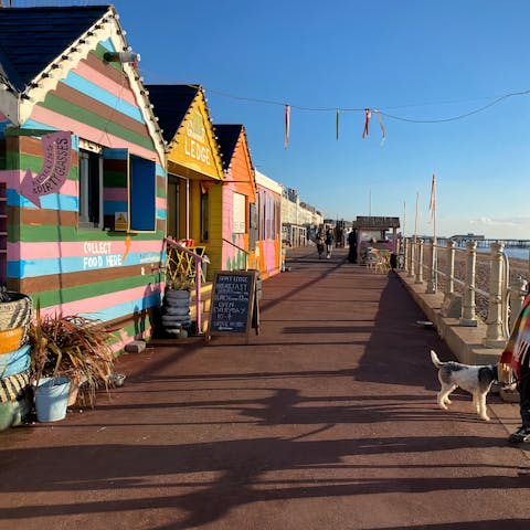 Wander along the Saint Leonards-on-sea beachfront and get to know the independent shops