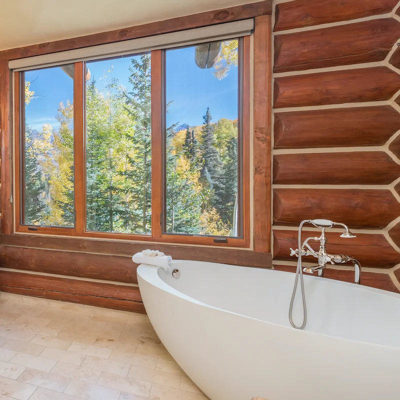 Take a bath to soothe any aches away in style