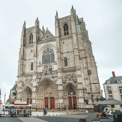 Get out and about in Nantes, an artsy city on the banks of the Loire with a flamboyant Gothic cathedral