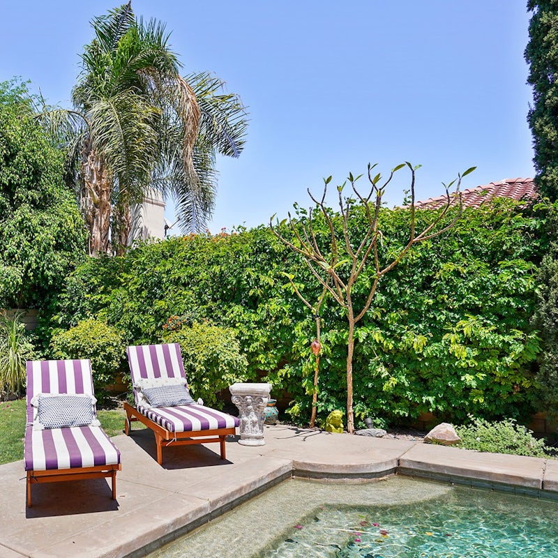 Soak up the sun by the sparkling pool