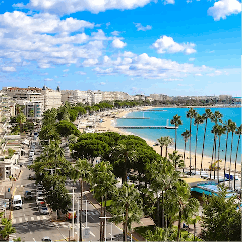 The glitz and glamour of Cannes awaits a half-hour drive away