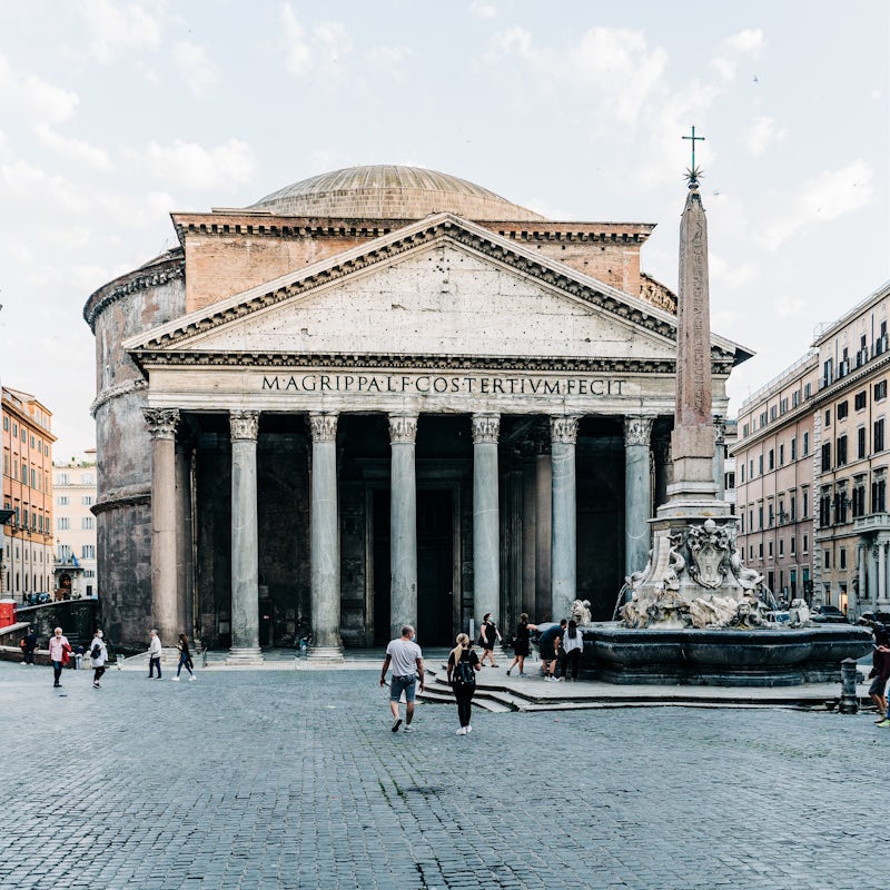 Marvel at the architectural beauty of The Pantheon