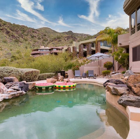 Splash around in the wonderful pool