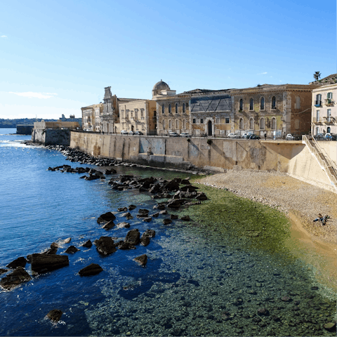 Explore historic Ortigia and its beautiful waterfront