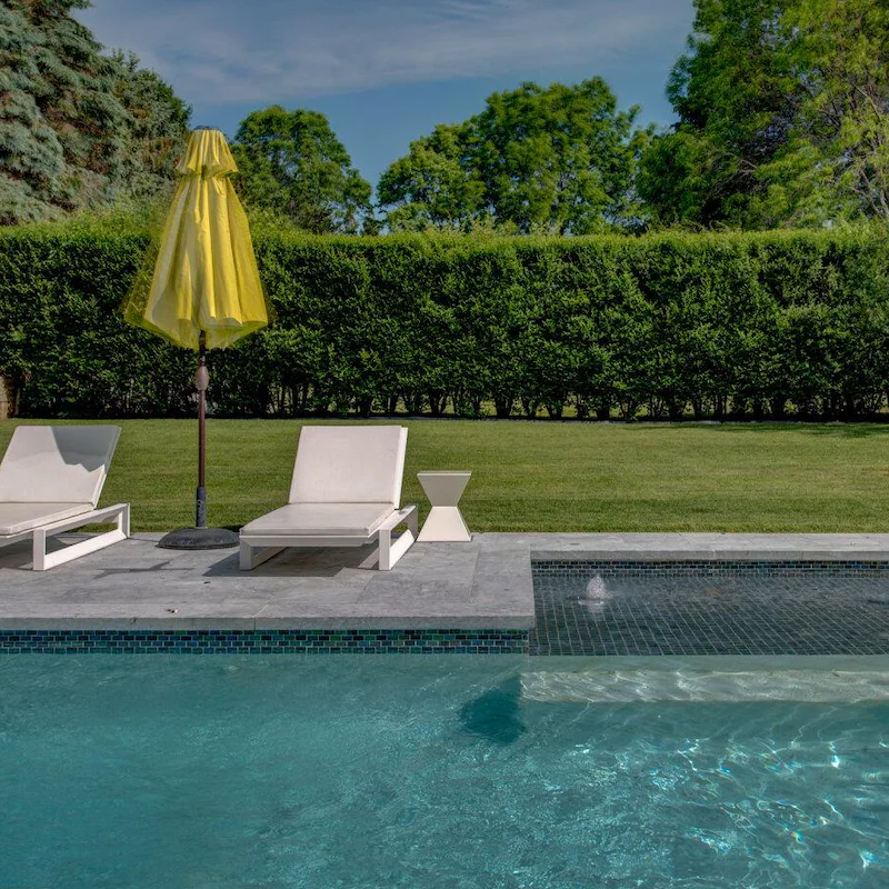 Make a splash in the vast private swimming pool