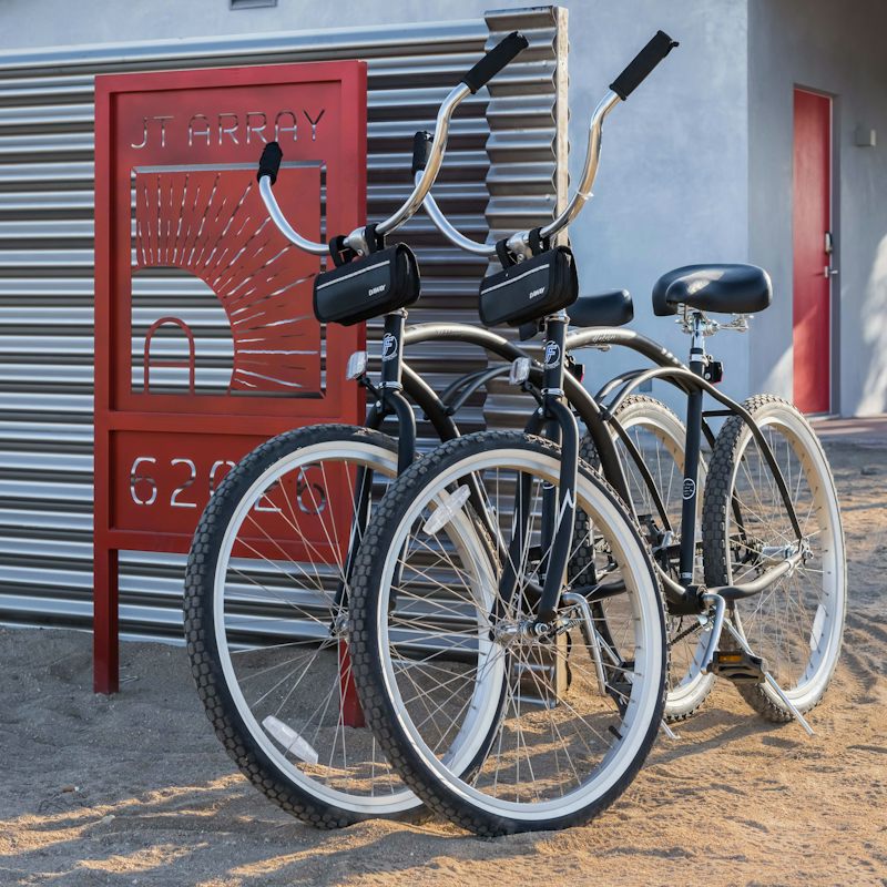 Grab the bikes and cruise around your neighbourhood