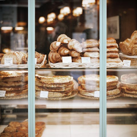 Pick up some local delicacies in a nearby bakery