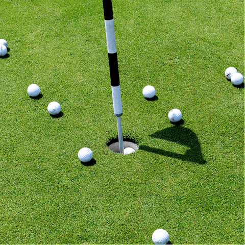 Play a round of golf in the Canarian sun on the resort's course