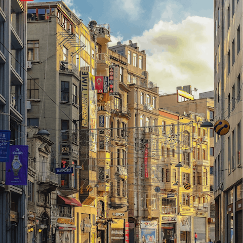 Explore nearby Istiklal Street