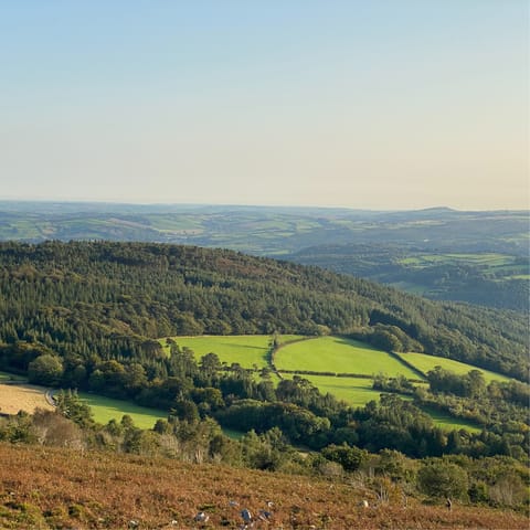 Hike across the wilds of Dartmoor National Park, just a few miles away